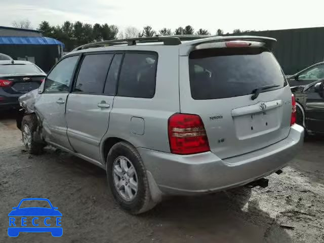 2003 TOYOTA HIGHLANDER JTEGF21A630094482 зображення 2