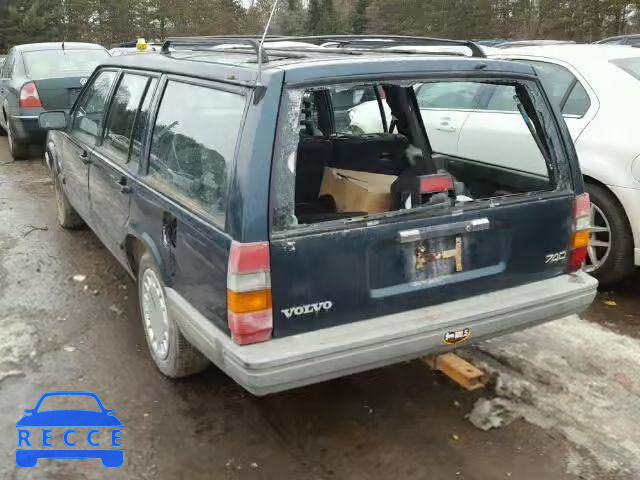 1991 VOLVO 740 YV1FA8859M1327870 image 2