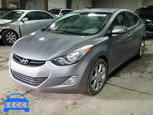 2012 HYUNDAI ELANTRA GL KMHDH4AE2CU209261 зображення 1