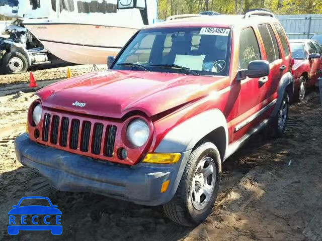 2007 JEEP LIBERTY SP 1J4GK48K67W594035 image 1