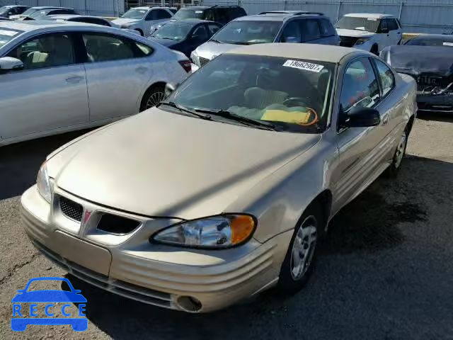 2001 PONTIAC GRAND AM S 1G2NE12TX1M677219 image 1