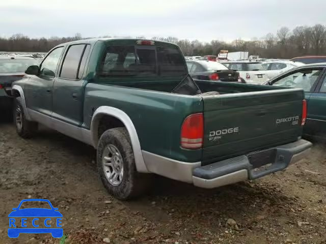 2003 DODGE DAKOTA QUA 1D7HL48X23S184455 image 2