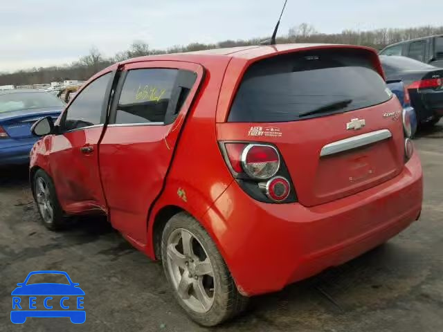 2012 CHEVROLET SONIC LTZ 1G1JE6SH9C4100096 image 2