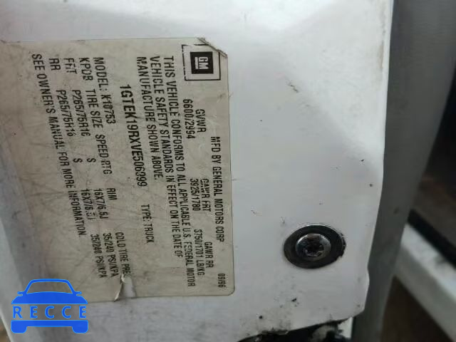 1997 GMC SIERRA K15 1GTEK19RXVE506999 image 9
