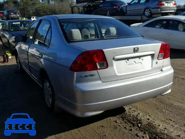 2005 HONDA CIVIC DX V 2HGES16345H519760 зображення 2