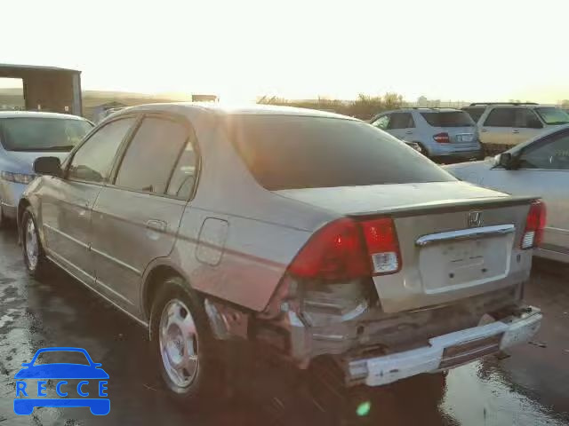 2003 HONDA CIVIC HYBR JHMES96613S001861 зображення 2