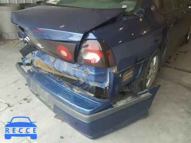 2004 CHEVROLET IMPALA 2G1WF52EX49464240 зображення 9