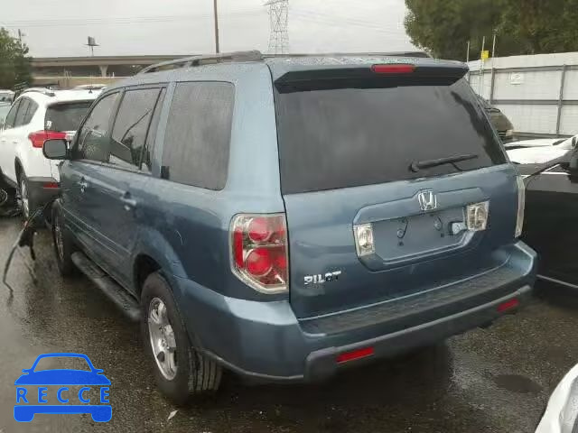 2007 HONDA PILOT EXL 5FNYF28727B010376 image 2