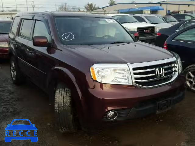 2013 HONDA PILOT EXLN 5FNYF4H70DB026423 image 0