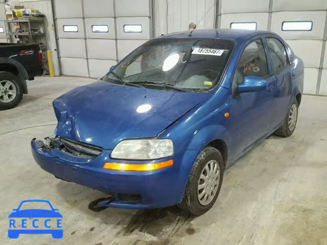 2004 CHEVROLET AVEO KL1TD52644B168757 image 1