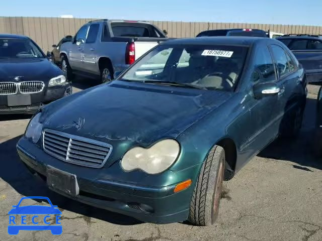 2001 MERCEDES-BENZ C240 WDBRF61J41F111938 зображення 1