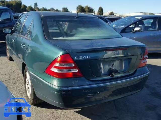 2001 MERCEDES-BENZ C240 WDBRF61J41F111938 image 2