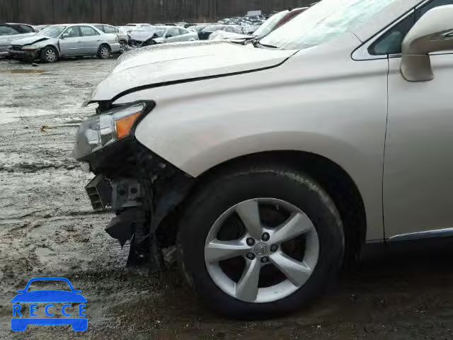 2011 LEXUS RX 350 2T2BK1BA6BC102647 зображення 9