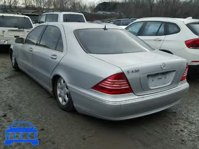 2000 MERCEDES-BENZ S430 WDBNG70J8YA134228 зображення 2