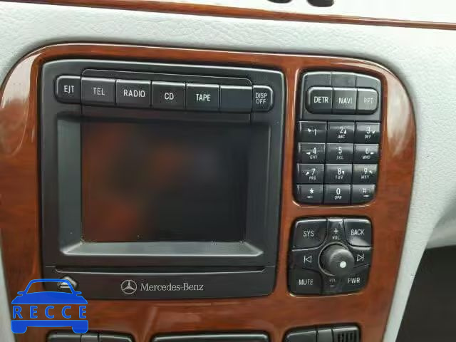 2000 MERCEDES-BENZ S430 WDBNG70J8YA134228 image 8