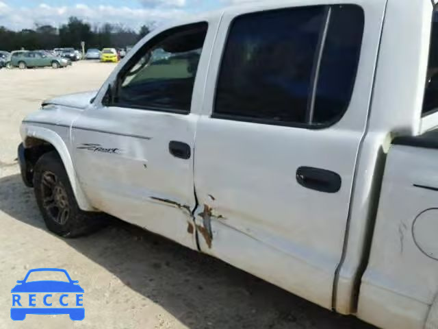 2004 DODGE DAKOTA QUA 1D7HL38K94S618189 Bild 9