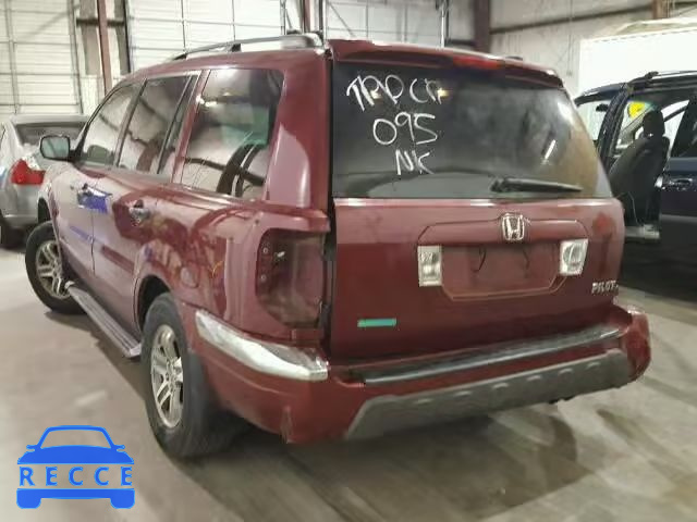 2003 HONDA PILOT EX 2HKYF18403H521502 image 2