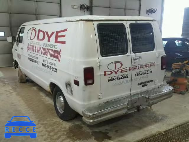 1992 DODGE RAM VAN B2 2B7HB21X2NK139797 image 2