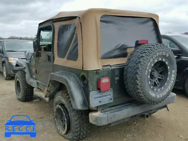 1997 JEEP WRANGLER S 1J4FY49S2VP543020 image 2