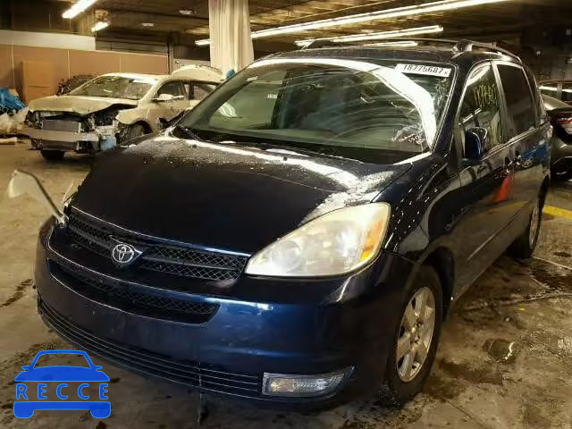 2004 TOYOTA SIENNA XLE 5TDZA22C34S001685 image 1