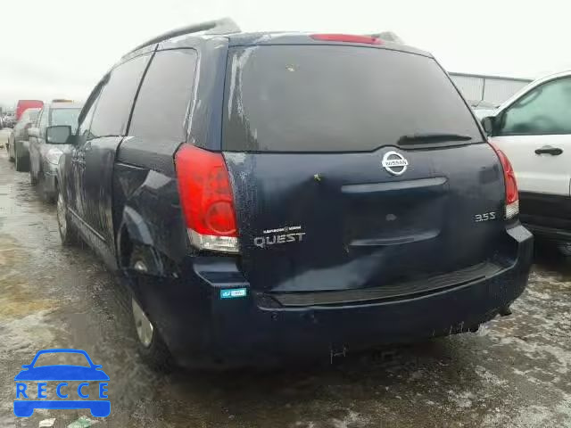 2006 NISSAN QUEST S/SE 5N1BV28U06N120885 image 2