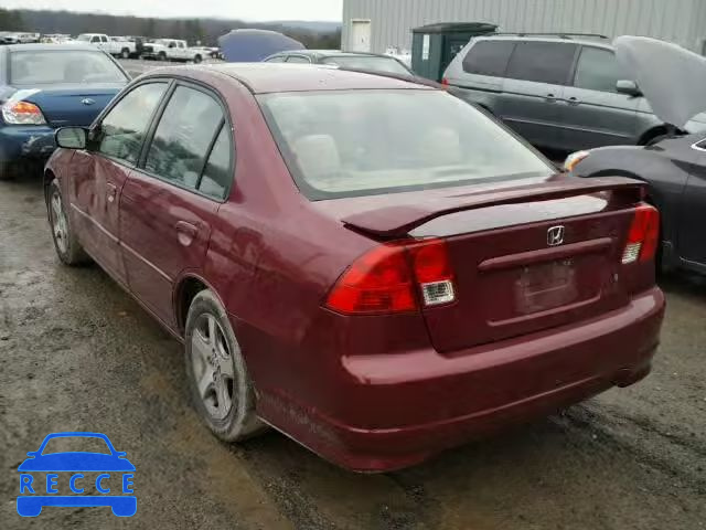 2004 HONDA CIVIC EX 2HGES26754H598847 image 2