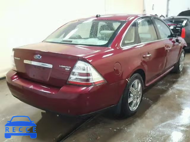 2008 FORD TAURUS LIM 1FAHP28W48G145800 зображення 3