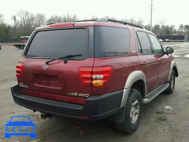 2001 TOYOTA SEQUOIA SR 5TDBT44A41S009518 image 3