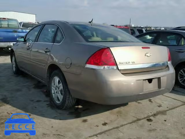 2006 CHEVROLET IMPALA LS 2G1WB58K169146955 image 2