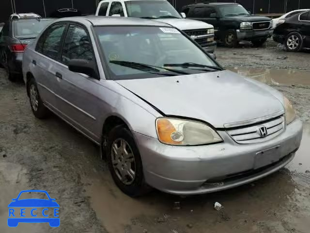 2001 HONDA CIVIC LX 1HGES16501L000445 image 0