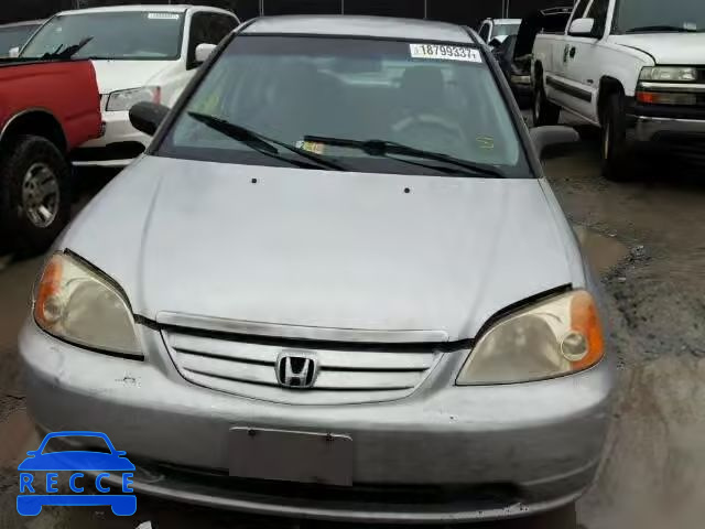 2001 HONDA CIVIC LX 1HGES16501L000445 image 9