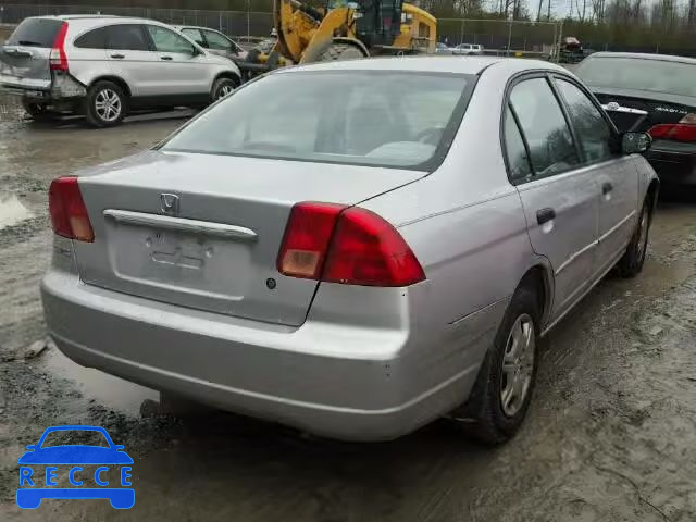 2001 HONDA CIVIC LX 1HGES16501L000445 image 3