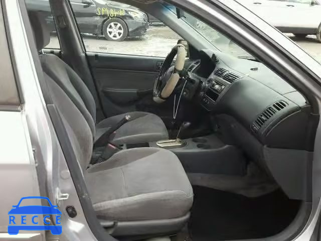 2001 HONDA CIVIC LX 1HGES16501L000445 image 4