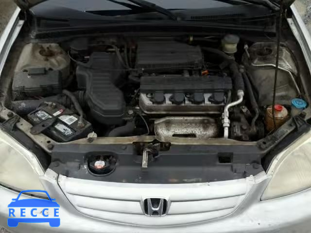 2001 HONDA CIVIC LX 1HGES16501L000445 image 6