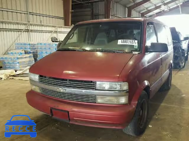 1998 CHEVROLET ASTRO VAN 1GNDM19W5WB173813 image 1