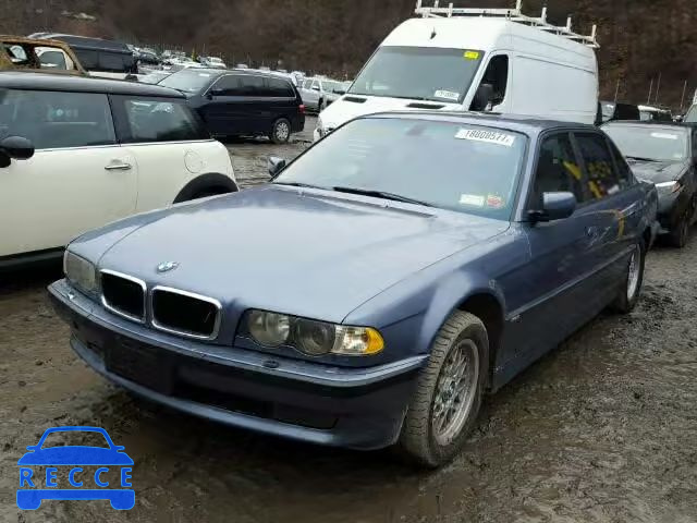 2001 BMW 740IL WBAGH83411DP24808 image 1