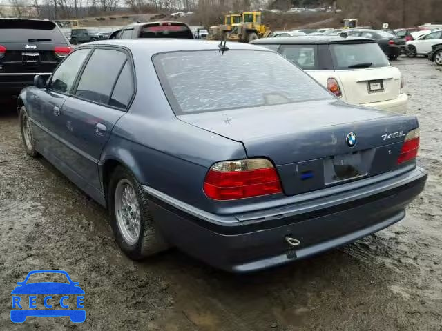 2001 BMW 740IL WBAGH83411DP24808 image 2