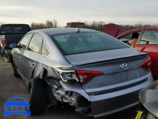 2016 HYUNDAI SONATA SE 5NPE24AF9GH411193 image 2