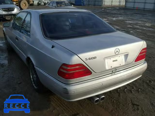 1997 MERCEDES-BENZ S600 WDBGA76E8VA329486 image 2