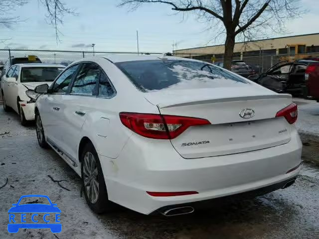 2016 HYUNDAI SONATA SPO 5NPE34AF8GH406211 image 2