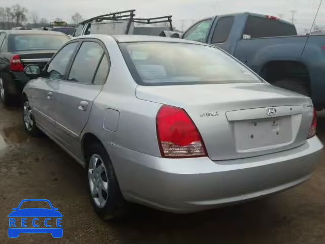 2006 HYUNDAI ELANTRA GL KMHDN46D86U375832 image 2