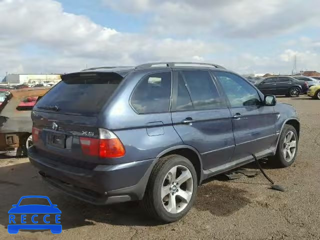 2005 BMW X5 4.4I 5UXFB53515LV15960 зображення 3