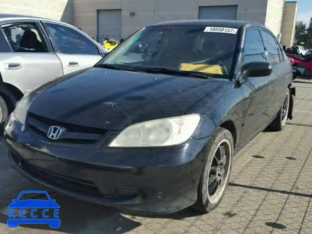 2004 HONDA CIVIC LX 2HGES16574H600025 image 1