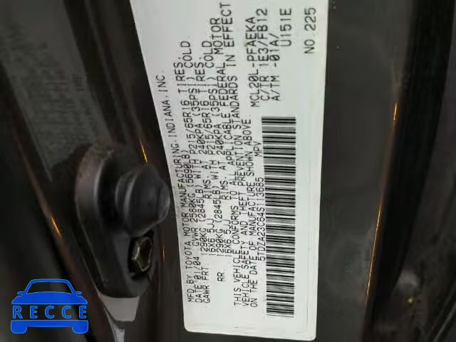 2004 TOYOTA SIENNA CE/ 5TDZA23C64S113685 зображення 8