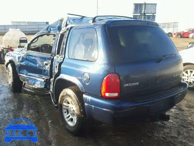 2003 DODGE DURANGO SL 1D4HR48N33F610608 image 2