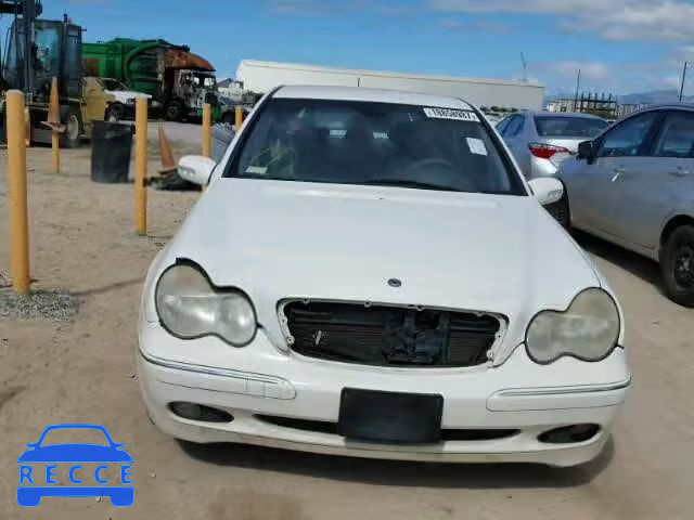 2003 MERCEDES-BENZ C240 WDBRF61J93F300605 зображення 8