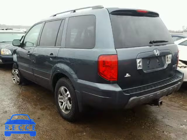 2005 HONDA PILOT EXL 5FNYF18595B018951 image 2