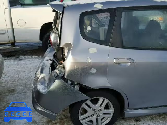 2008 HONDA FIT SPORT JHMGD38628S009309 зображення 9