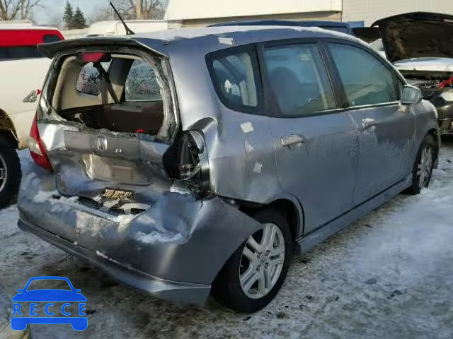 2008 HONDA FIT SPORT JHMGD38628S009309 зображення 3
