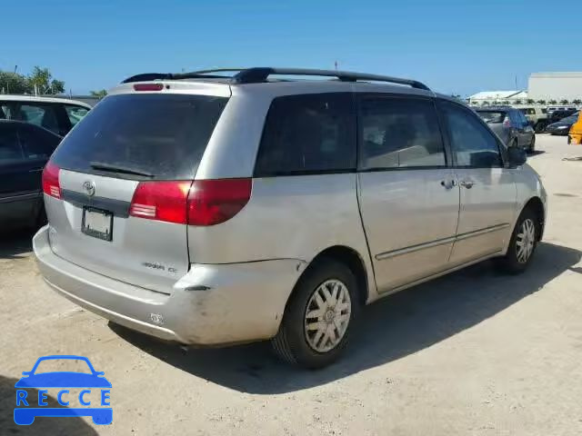 2004 TOYOTA SIENNA CE/ 5TDZA23C34S057009 зображення 3